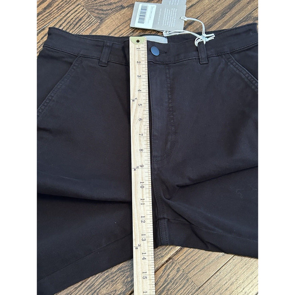 Everlane Womens Size 10 High Rise Utility Barrel Pants Black Minimalist NWT - Picture 7 of 8